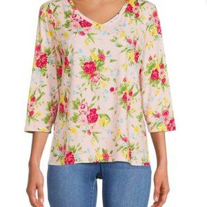 The Pioneer Woman Floral 3/4 Sleeve Blouse - NWOT - Size Medium